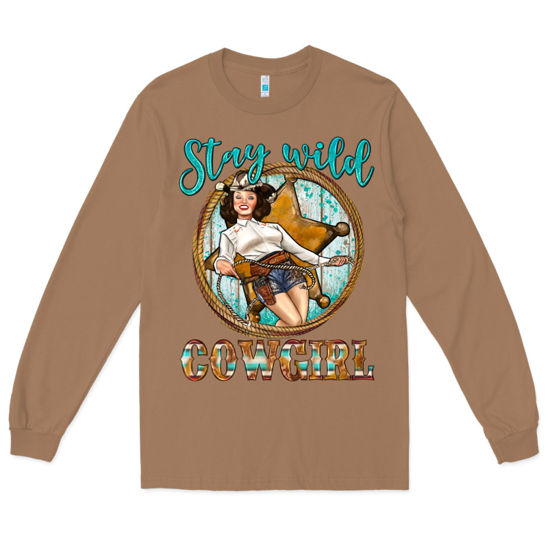Western Stay Wild Cowgirl Long Sleeve Tee by BundleAndBundleShop | Teevron