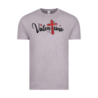 Vintage Zinc valentine cross glitter Vintage Tee - MaliasSmallBusiness