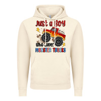 Vintage Artic just a boy who loves monster trucks Vintage Hoodie - MaliasSmallBusiness