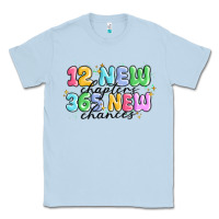 Dusty Blue 12 new chapter 365 new chances Classic Tee - MaliasSmallBusiness