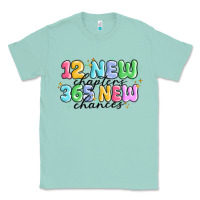 Seafoam 12 new chapter 365 new chances Classic Tee - MaliasSmallBusiness