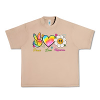 Burro peace love happiness Urban Heavy Tee - NancyCooperArtShop