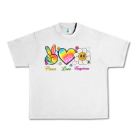 Lunar Rock peace love happiness Urban Heavy Tee - NancyCooperArtShop