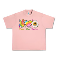Salmon peace love happiness Urban Heavy Tee - NancyCooperArtShop