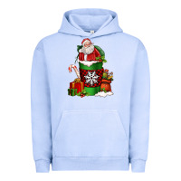 Pigment Grape Ice Christmas Santa Claus Coffee Cup Urban Hoodie - FaDigitalArtStudio