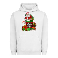 Christmas Santa Claus Coffee Cup Urban Hoodie | Teevron
