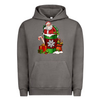 Pigment Tornado Christmas Santa Claus Coffee Cup Urban Hoodie - FaDigitalArtStudio