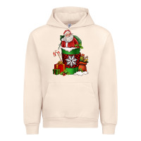 Sandshell Christmas Santa Claus Coffee Cup Urban Hoodie - FaDigitalArtStudio