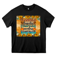 Black Flannes Hayrides Sweaters Bonfires Heavy Core Tee - Artiststas