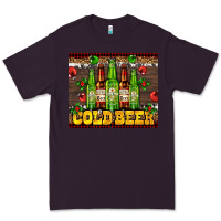 Plum cold beer with beer bottles Premium Tee - AdoDesignShop