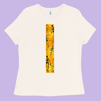 Halloween Key Fob Ladies Tee Designed By Bundleandbundleshop