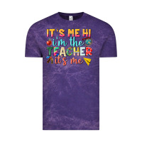 Cloud Purple its me hi im the teacher its me nca Vintage Tee - NancyCooperArtShop