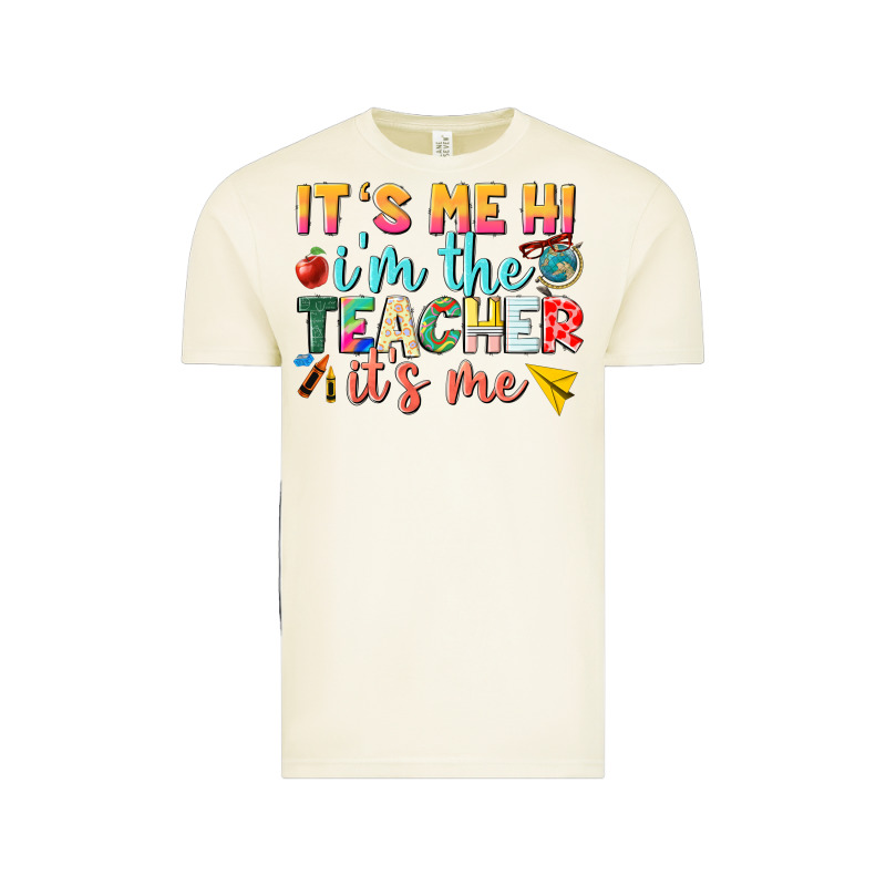 Its Me Hi Im The Teacher Its Me Nca Vintage Tee by NancyCooperArtShop | Teevron