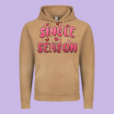 Single Season Vintage Hoodie Designed By Maliassmallbusiness