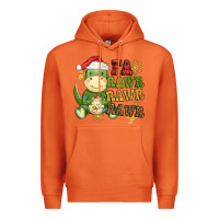 Carrot watercolor t rex fa rawr rawr rawr christmas Premium Hoodie - CowGirlArtShop