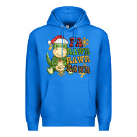 True Royal watercolor t rex fa rawr rawr rawr christmas Premium Hoodie - CowGirlArtShop