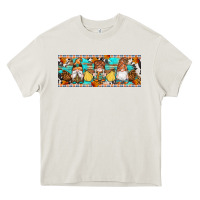 Cream Fall Gnomes Heavy Core Tee - Artiststas