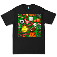 Black physical education class seamless pattern Premium Tee - BundleAndBundleShop
