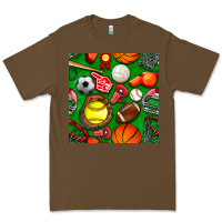 Cacao physical education class seamless pattern Premium Tee - BundleAndBundleShop