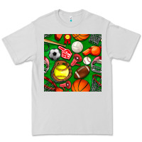 Dove Grey physical education class seamless pattern Premium Tee - BundleAndBundleShop