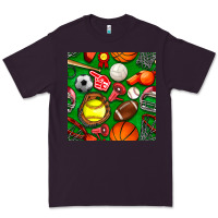 Plum physical education class seamless pattern Premium Tee - BundleAndBundleShop