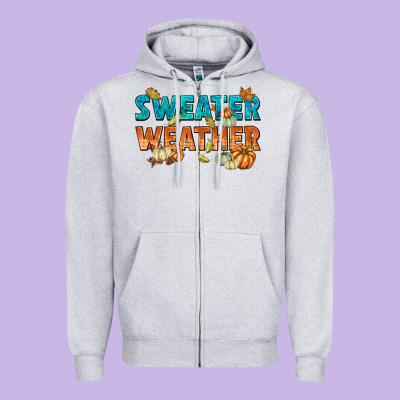 Fall Zipper Hoodie Designed By Texasbilliewilder