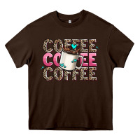Chocolate Brown coffee coffee coffee Heavy Core Tee - AdoDesignShop