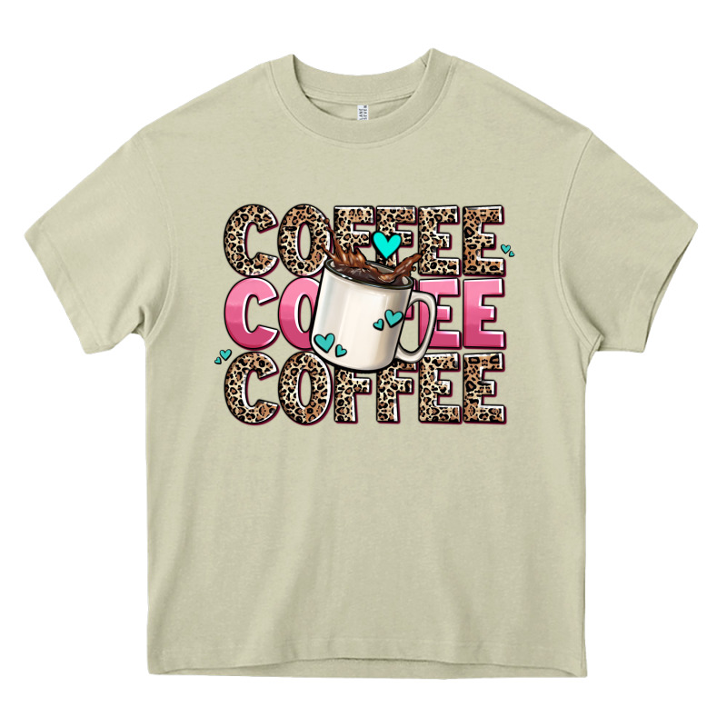 Coffee Coffee Coffee Heavy Core Tee by AdoDesignShop | Teevron