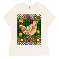 Bone Christmas Chicken Ladies Tee - Artiststas