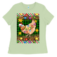 Christmas Chicken Ladies Tee | Teevron