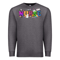 Charcoal Heather Easter nurse Easter Day Premium Sweatshirt - HowdyJamesFarm