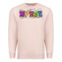 Pale Pink Easter nurse Easter Day Premium Sweatshirt - HowdyJamesFarm