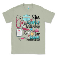 Matcha she works willingly with her hands Classic Tee - MaliasSmallBusiness