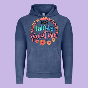 Making Memories Together Family Vacation 2024 Vintage Hoodie Designed By Maliassmallbusiness