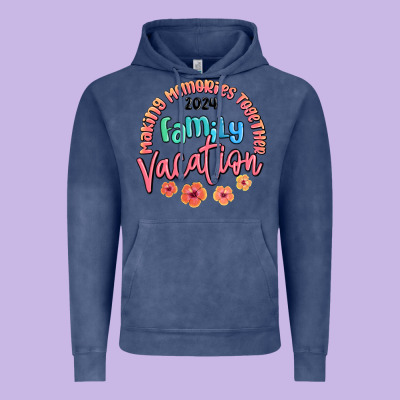 Making Memories Together Family Vacation 2024 Vintage Hoodie Designed By Maliassmallbusiness