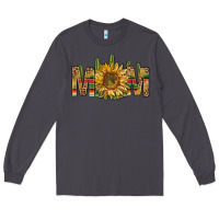 Smoke Western Mom With Sunflower Long Sleeve Tee - BundleAndBundleShop