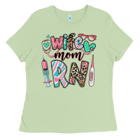 Matcha wife mom rn registered nurse Ladies Tee - RanaPortraitStore