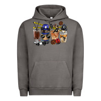 Pigment Tornado Police Coffee Cups Urban Hoodie - FaDigitalArtStudio