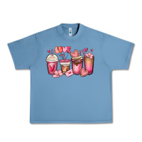 Pebble Blue valentines day coffee cups Urban Heavy Tee - MaliasSmallBusiness