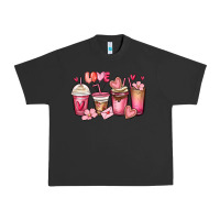 Pigment Black valentines day coffee cups Urban Heavy Tee - MaliasSmallBusiness