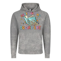 Cloud Rock books are my social life Vintage Hoodie - MaliasSmallBusiness