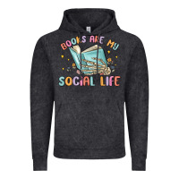 Vintage Black books are my social life Vintage Hoodie - MaliasSmallBusiness
