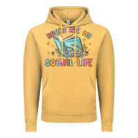 Vintage Mustard books are my social life Vintage Hoodie - MaliasSmallBusiness
