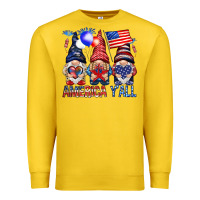 Lemon America y'all with gnomies Premium Sweatshirt - HowdyJamesFarm