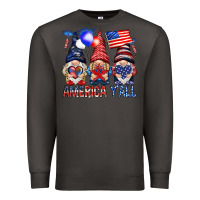 Smoke America y'all with gnomies Premium Sweatshirt - HowdyJamesFarm