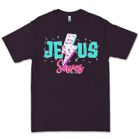 Plum jesus saves Premium Tee - JahusDesignShop