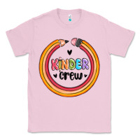 Bubblegum Pink kinder crew Classic Tee - MaliasSmallBusiness