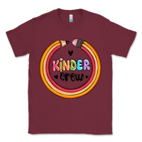 Burgundy kinder crew Classic Tee - MaliasSmallBusiness