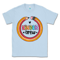 Dusty Blue kinder crew Classic Tee - MaliasSmallBusiness