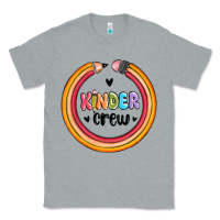 Heather Grey kinder crew Classic Tee - MaliasSmallBusiness